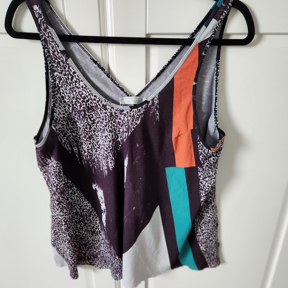 ZARA Colorful tank top blousez size L